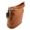 Shopperbag Torebka skórzana vp638 wiosenne kwiaty