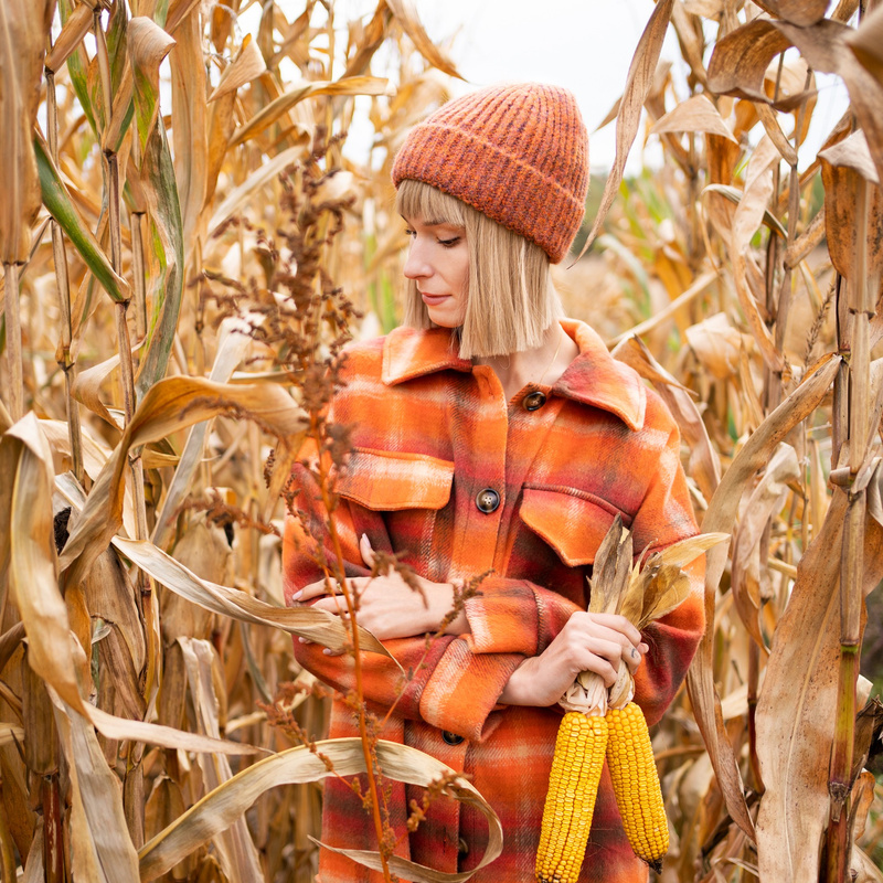 Czapka Melange Beanie