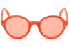 Okulary DIESEL DL02644844S. Okulary przeciwsłoneczne, Kolor pomarańczowy. Unisex.