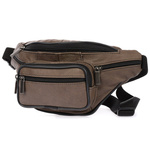 Brązowa Nerka saszetka skórzana pojemna Beltimore I54