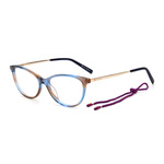 Okulary M MISSONI MMI-0017-3LG. Okulary, Kolor niebieski brązowy. Kobieta.