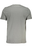 SZARY MĘSKI T-SHIRT Z KRÓTKIM RĘKAWEM HUGO BOSS