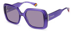 Okulary POLAROID PLD6168SB3VKL. Okulary przeciwsłoneczne, Kolor fioletowy. Kobieta.