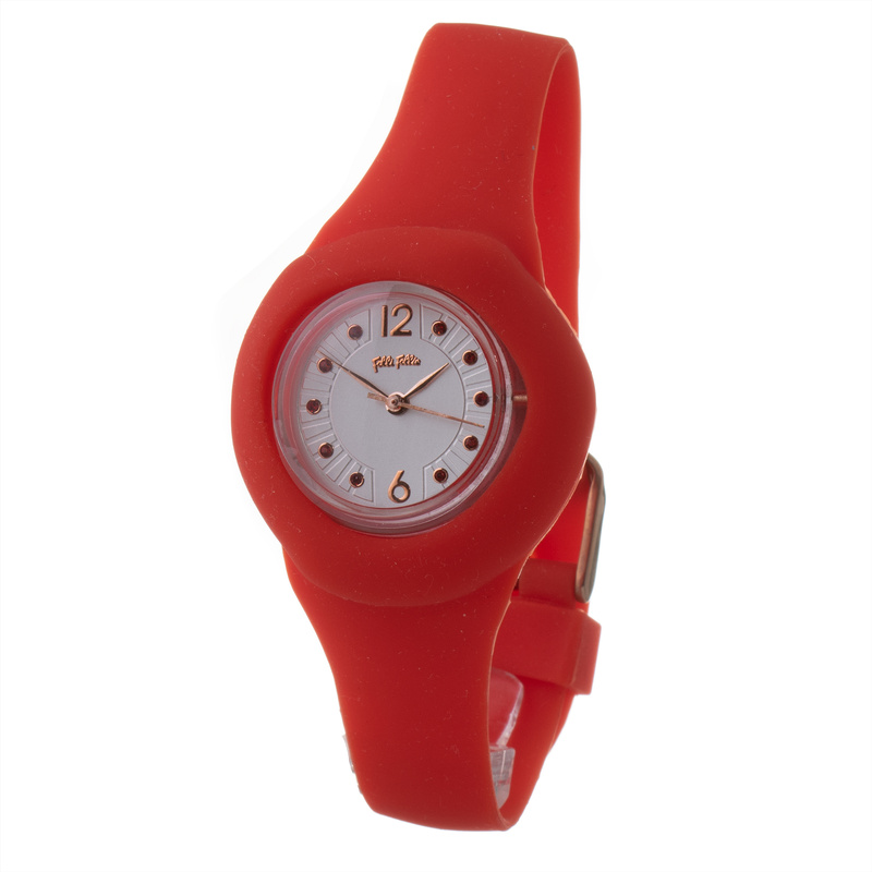 Zegarek FOLLI FOLLIE WF15P042ZSR. Kwarcowy, Kolor biały. Kobieta.