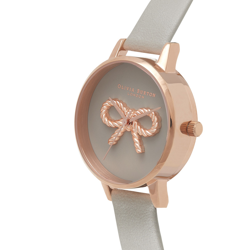 Zegarek OLIVIA BURTON OB16VB04. Kwarcowy, Kolor szary. Kobieta.