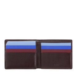 Mały męski stylowy portfel z miękkiej skóry DUDU