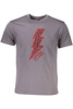 CAVALLI CLASS T-SHIRT Z KRÓTKIM RĘKAWEM MĘSKI SZARY