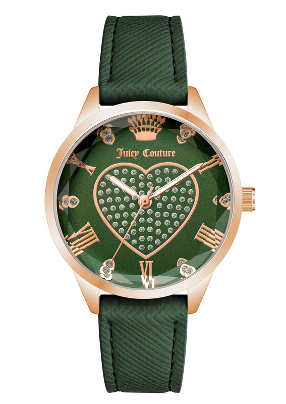 Zegarek JUICY COUTURE JC1300RGGN. Kwarcowy, Kolor zielony. Kobieta.