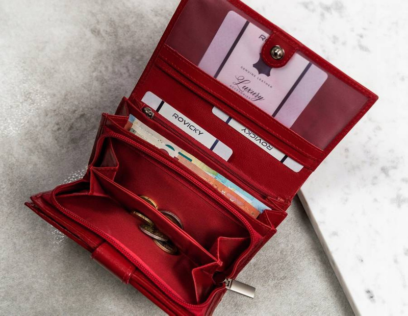 Podłużny damski klasyczny portfel od 4U Cavaldi