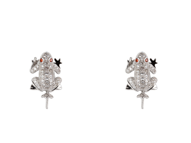 Biżuteria LANCASTER JLA-EAR-FROG1. PENDING, Kolor biały. Kobieta.