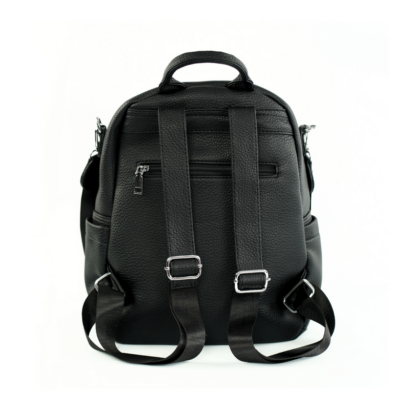 Plecak damski Solier FV02 Lindra czarny