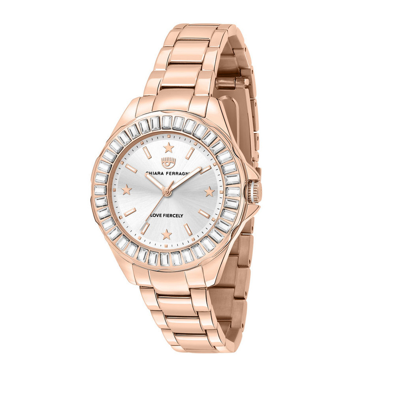 Zegarek CHIARA FERRAGNI R1953101503. Kwarcowy, Kolor srebrny. Kobieta.