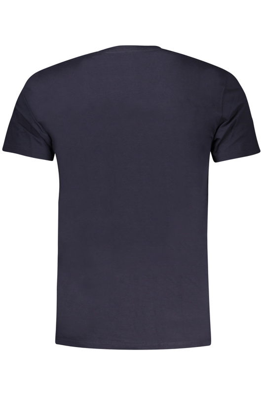 NIEBIESKI T-SHIRT MĘSKI Z KRÓTKIM RĘKAWEM GUESS JEANS