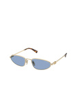 Okulary przeciwsłoneczne unisex Miu Miu 0MU A52S ZVN60O złoto-niebieskie