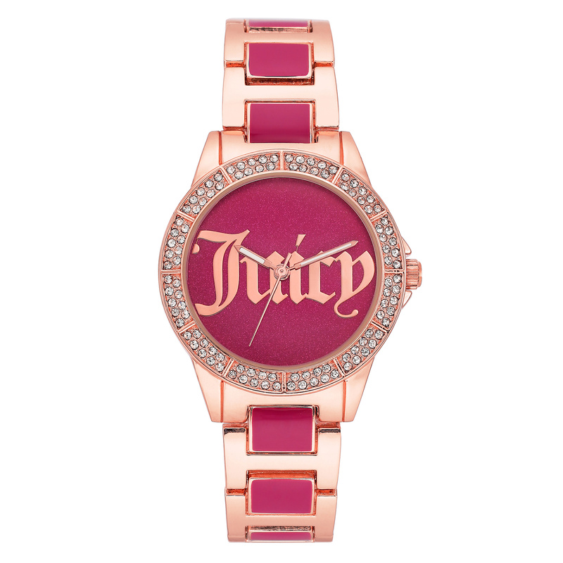 Zegarek JUICY COUTURE JC1308HPRG. Kwarcowy, Kolor różowy. Kobieta.