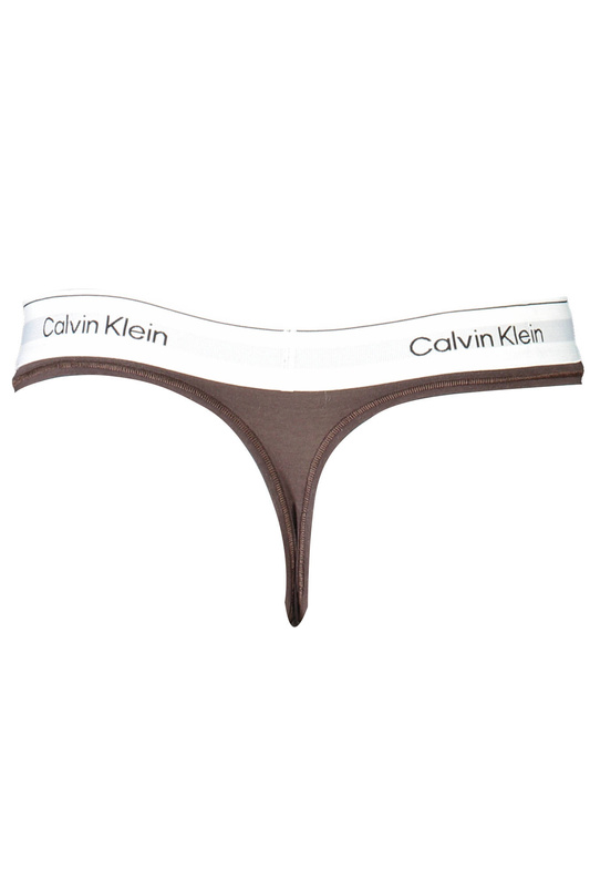 CALVIN KLEIN DAMSKIE STRINGI BRĄZOWE