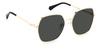 Okulary POLAROID PLD6178GSRHLM. Okulary przeciwsłoneczne, Kolor czarny złoty. Kobieta.