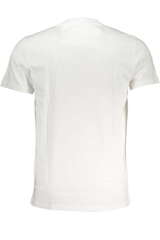 T-SHIRT MĘSKI Z KRÓTKIM RĘKAWEM KLASY CAVALLI BIAŁY