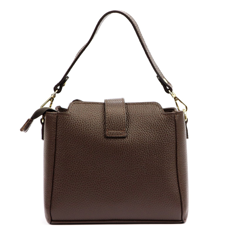 Listonoszka damska skórzana zamsz torebka z organizerem dwie komory Luka