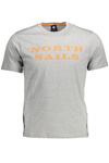 T-SHIRT MĘSKI Z KRÓTKIM RĘKAWEM NORTH SAILS SZARY