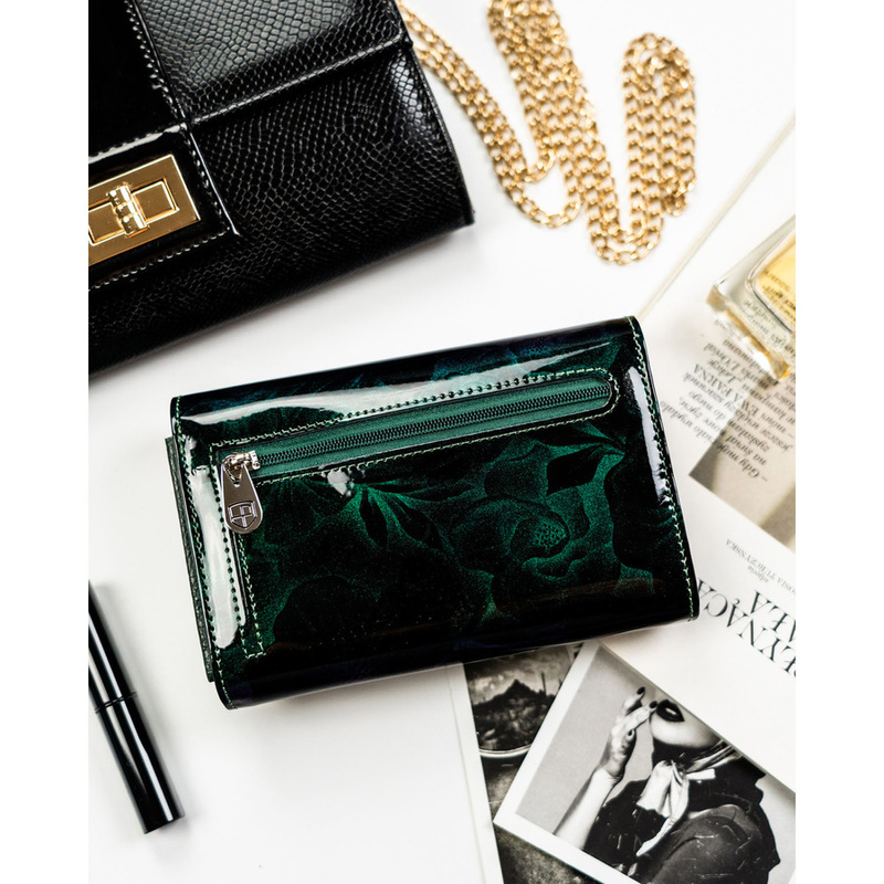 skóra naturalna + Damski portfel ze skóry ekologicznej Peterson PTN PS112-FDS