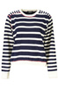 NIEBIESKI SWETER DESIGUAL DAMSKI