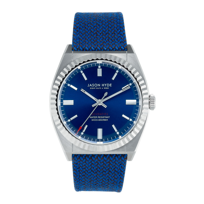 Zegarek JASON HYDE JH10030. Kwarcowy, Kolor niebieski. Mężczyzna.