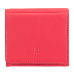 DuDu portmonetka portfel skóra naturalna Mała kontrastujące kolory RFID