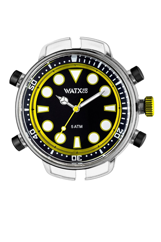 Zegarek WATXANDCO RWA5703. Kwarcowy, Kolor czarny. Unisex.