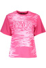DAMSKI T-SHIRT Z KRÓTKIM RĘKAWEM CAVALLI CLASS RÓŻOWY