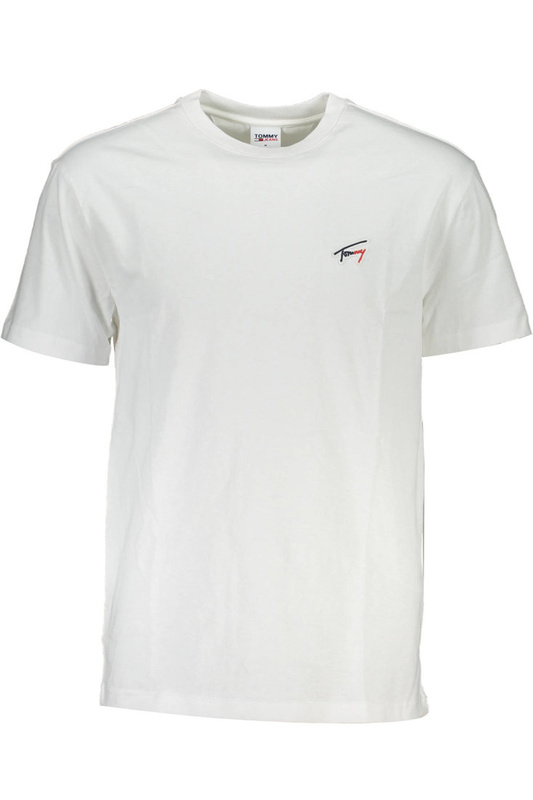 T-SHIRT MĘSKI Z KRÓTKIM RĘKAWEM TOMMY HILFIGER BIAŁY