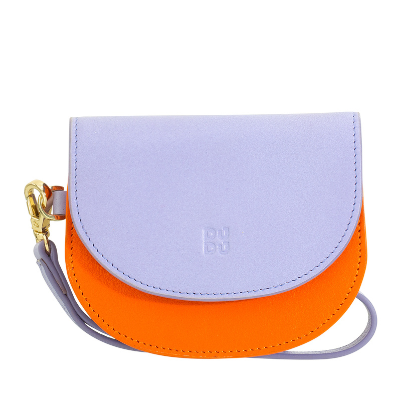 DUDU Damska portmonetka skóra naturalna mały portfel kompaktowy