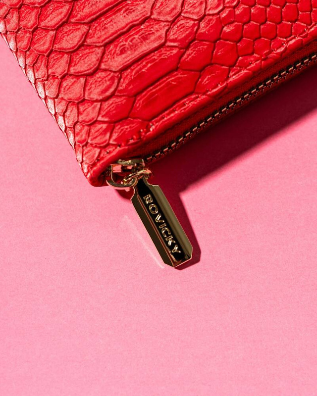 Duży Stylowy portfel damski na zamek od Rovicky