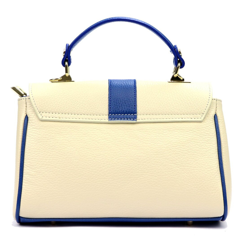 Luka Skórzana damska listonoszka z paskiem z organizerem torebka do ręki