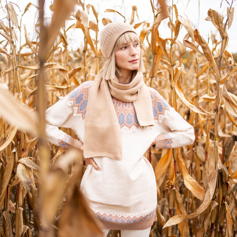 Czapka Melange Beanie