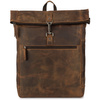 Plecak skórzany na laptopa 15,6 biznesowy duży A4 pojemny brązowy premium Beltimore N19