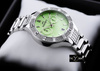 ZEGAREK DAMSKI BISSET BSBE18 - silver/green (zb547a)