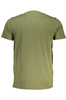 ZIELONY T-SHIRT M�SKI Z KR�TKIM R�KAWEM KLASY CAVALLI