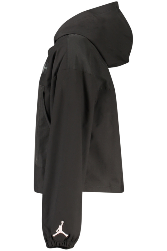 KURTKA JORDAN DLA DZIEWCZĄT, CZARNA