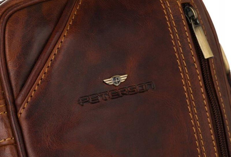 Damska saszetka ze skóry naturalnej Peterson PTN TB-8023-COM