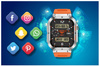 SMARTWATCH MĘSKI GRAVITY GT6-4 - WYKONYWANIE POŁĄCZEŃ, MONITOR SNU (sg020d)