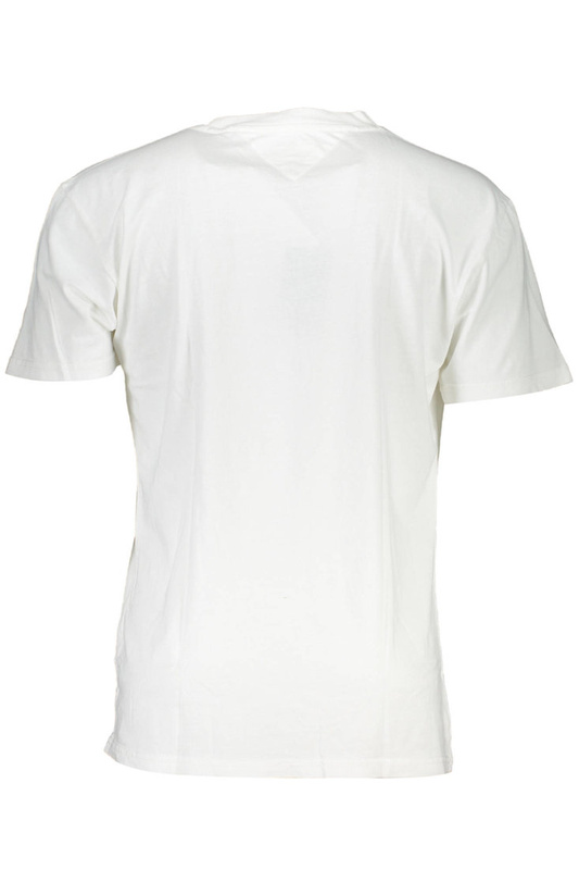 BIAŁY T-SHIRT MĘSKI Z KRÓTKIM RĘKAWEM TOMMY HILFIGER