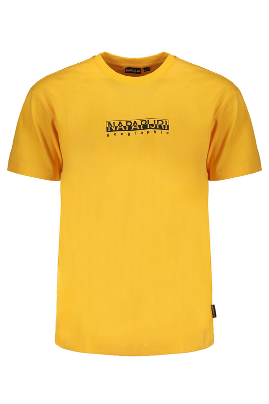 POMARAŃCZOWY T-SHIRT MĘSKI Z KRÓTKIM RĘKAWEM NAPAPIJRI