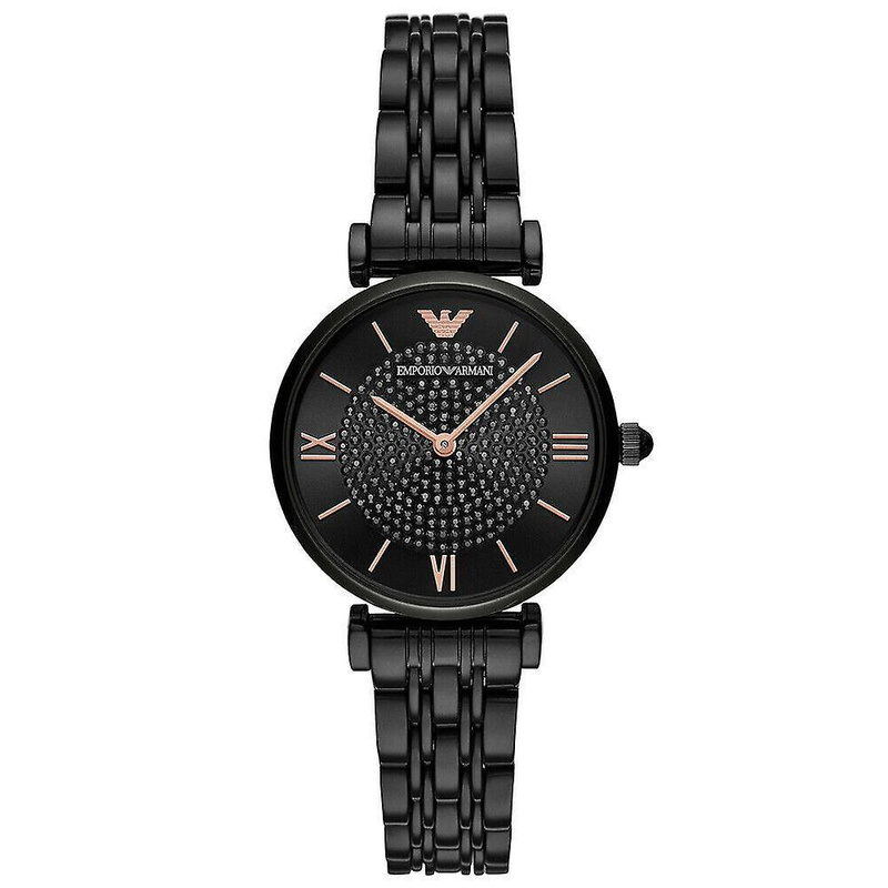 Zegarek ARMANI AR11245. Kwarcowy, Kolor czarny. Kobieta.