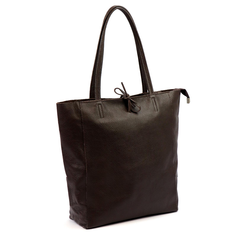 Patrizia damska shopperbag skóra naturalna duża torebka na ramię troczek