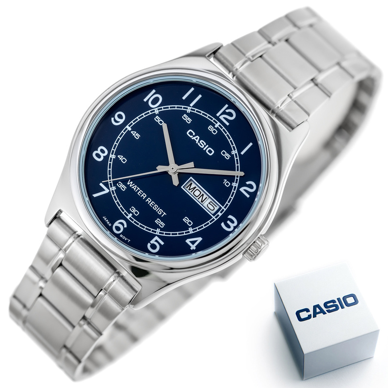 ZEGAREK MĘSKI CASIO MTP-V006D-1B (zd210d) + BOX