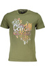 CAVALLI CLASS T-SHIRT Z KRÓTKIM RĘKAWEM MĘSKI ZIELONY