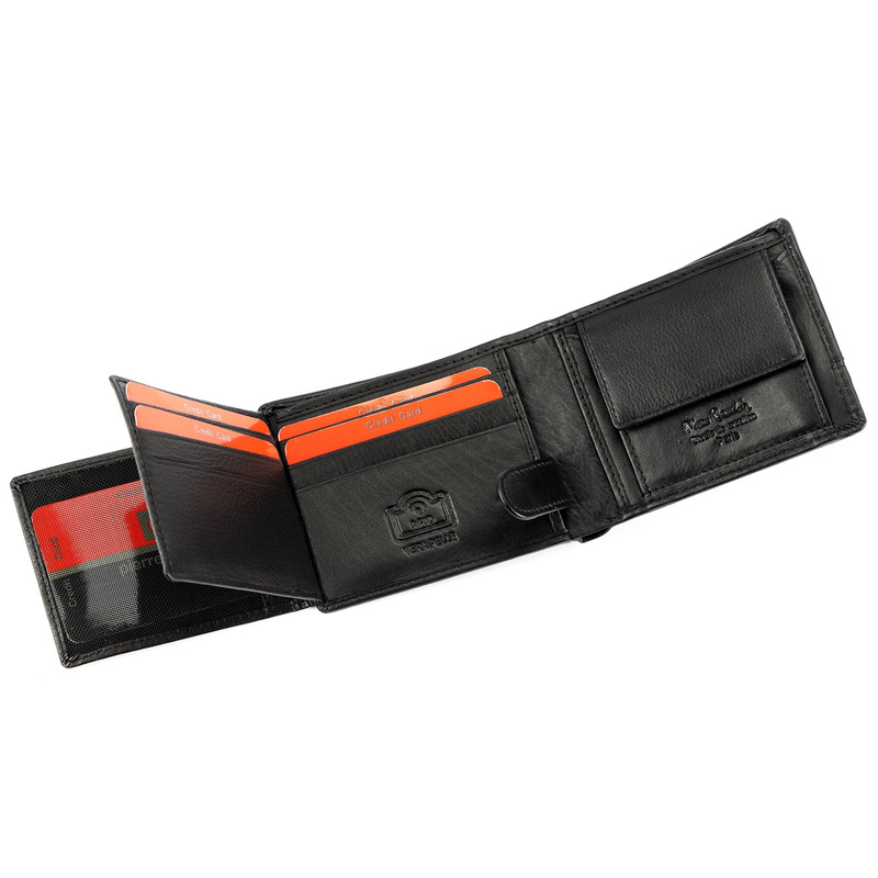 Stylowy Skórzany męski portfel Pierre Cardin RFID