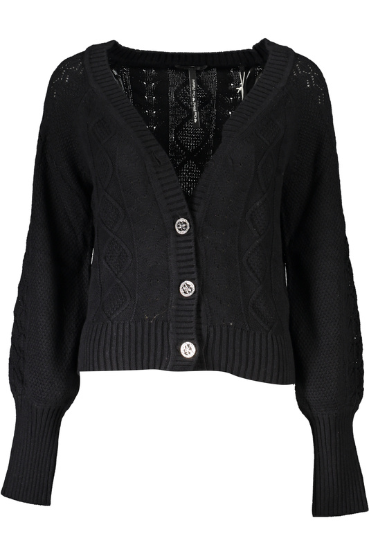 DAMSKI bluza na zamek GUESS JEANS CZARNY