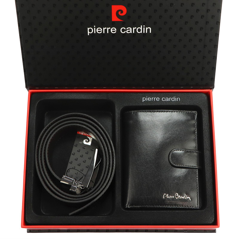 Meski zestaw prezentowy skóra naturalna Pierre Cardin ZG-EX-06